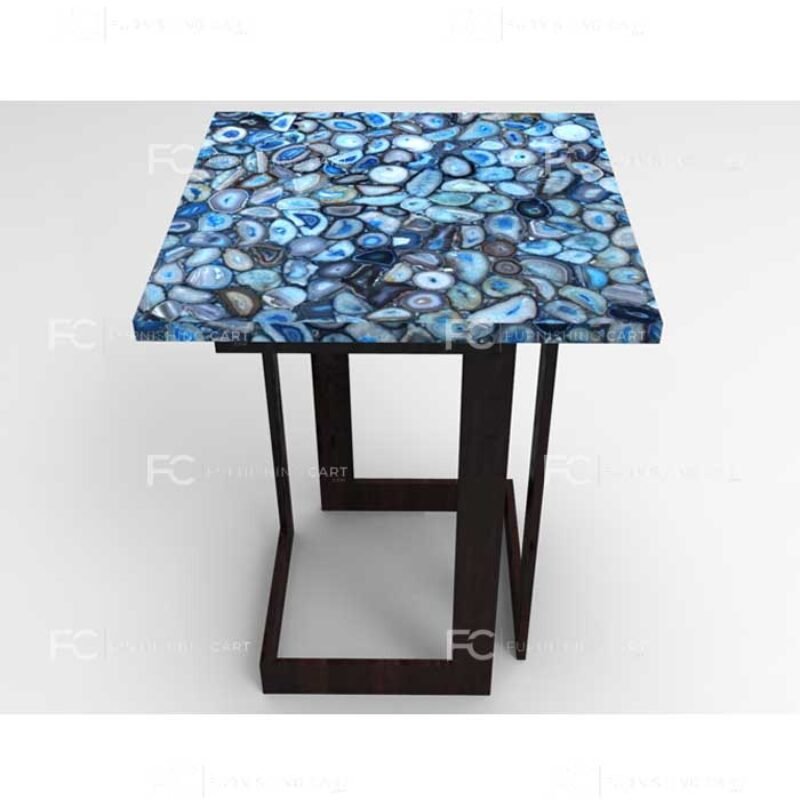 Blue Agate End Table – Unico