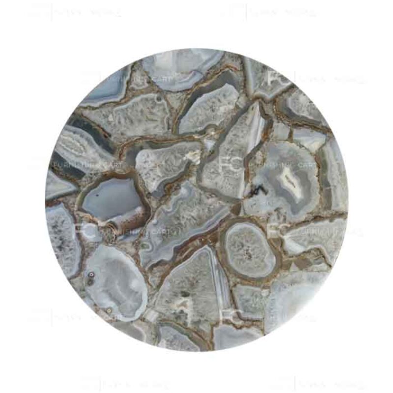 White Agate Round Table – R107