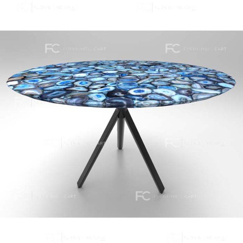 Blue Agate Coffee Table – Lusso
