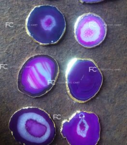 Purple Agate Coasters - Image 2