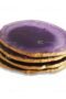 Purple Agate Coasters