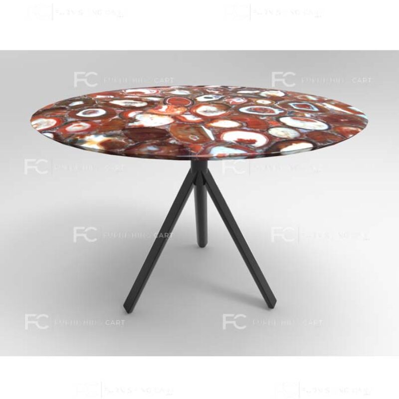 Red Agate Coffee Table – Lusso
