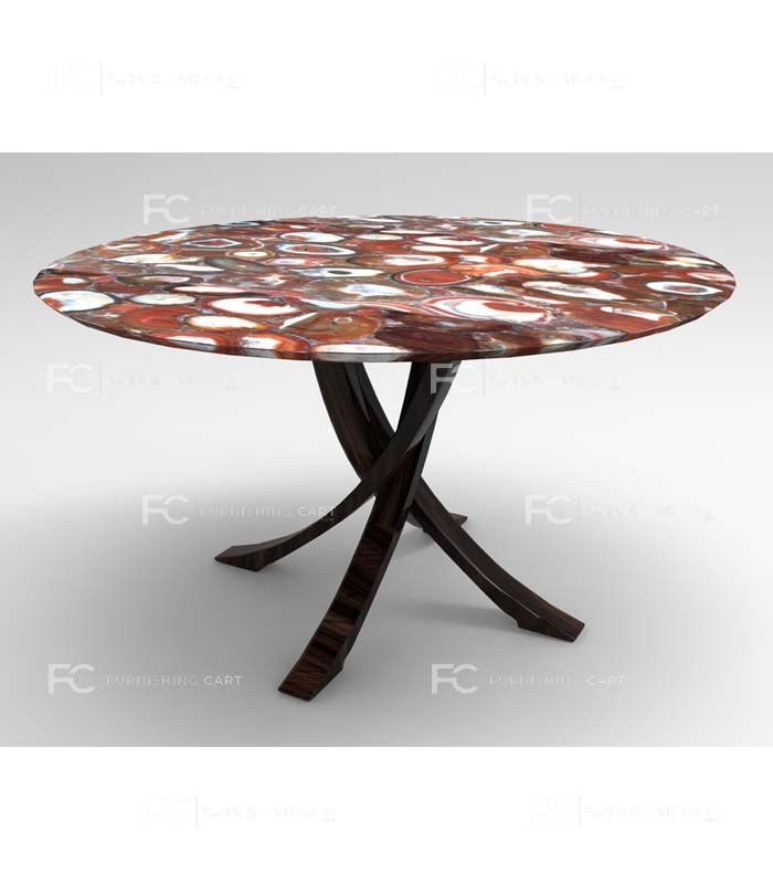 Red Agate Coffee Table - Unico - Image 2