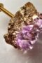 Amethyst Crystal Geode Knobs With Golden Base