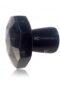 Black Obsidian Diamond Cut Knobs KB-103 - Set of 4
