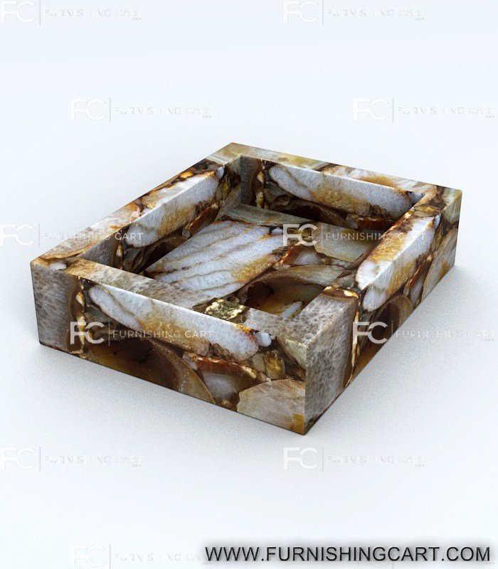 Brown-agate-soap-dish-view-1
