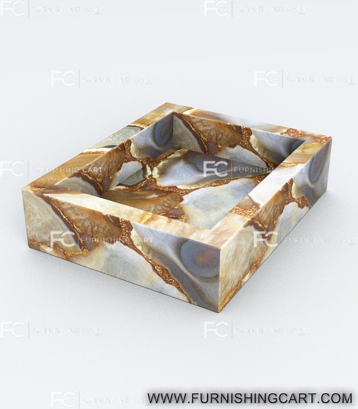 Golden-agate-soap-dish-view-1