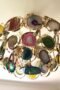 Multi Color Agate Slice Chandelier