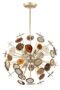 Agate Geode Slice Chandelier