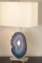 Blue Lace Agate Geode Lamp TL-103