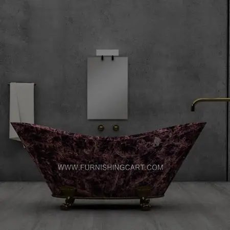 Freestanding Gemstone Bathtub