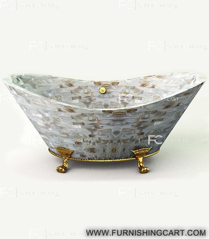 mother-of-pearl-white-freestanding-bathtub-with-clawfoot-2