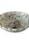 White Crystal Agate Wash Basin Vessel Sink LWB-109