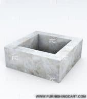white-quartz-square-wash-basin-vessel-sink-lwb-144-view-1