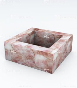 pink-quartz-square-wash-basin-vessel-sink-lwb-140-depth-image-side-image