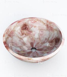 pink-quartz-round-wash-basin-vessel-sink-lwb-139