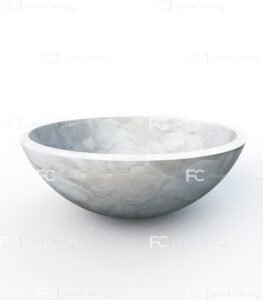 white-quartz-round-wash-basin-vessel-sink-lwb-143-side-image