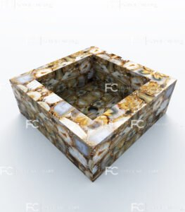 brown-agate-square-wash-basin