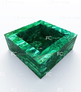 malachite-square-wash-basin