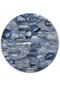 Banded Blue Lace Agate Round Table-R115