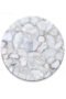 Botswana White Agate Round Table