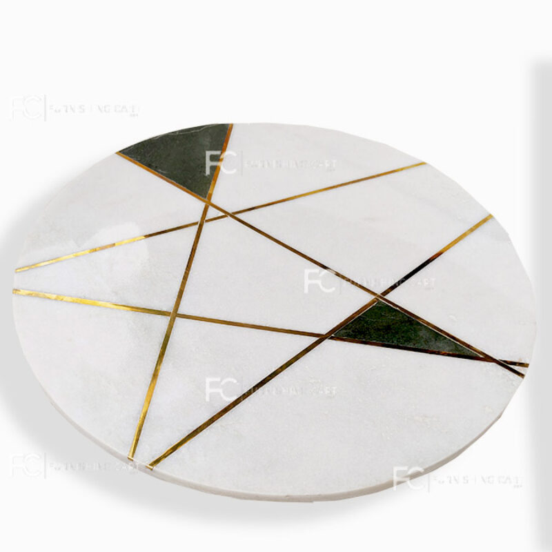 Brass Inlay – 102BRTP – Table Top With Stand