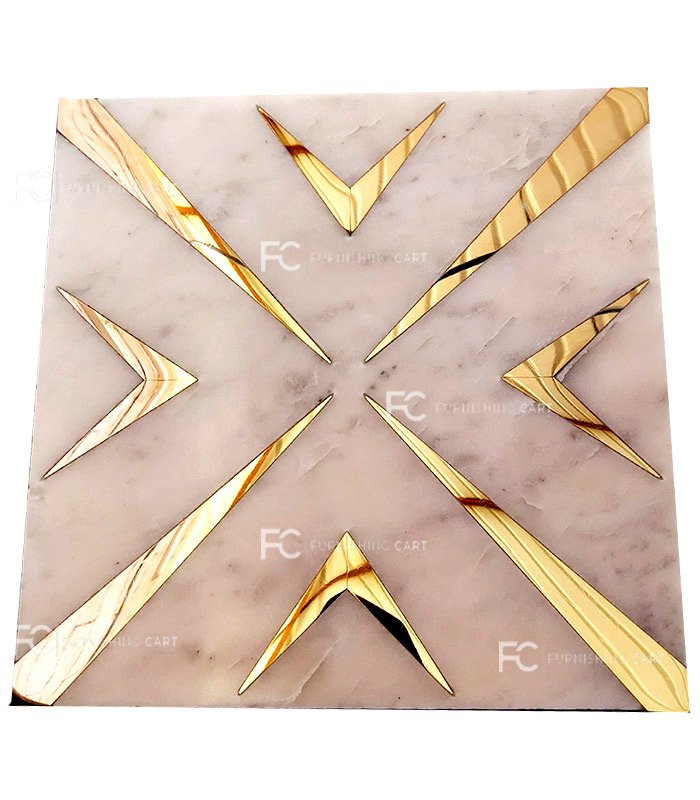 Brass inlay Overlay - 107BRTP-Table Top