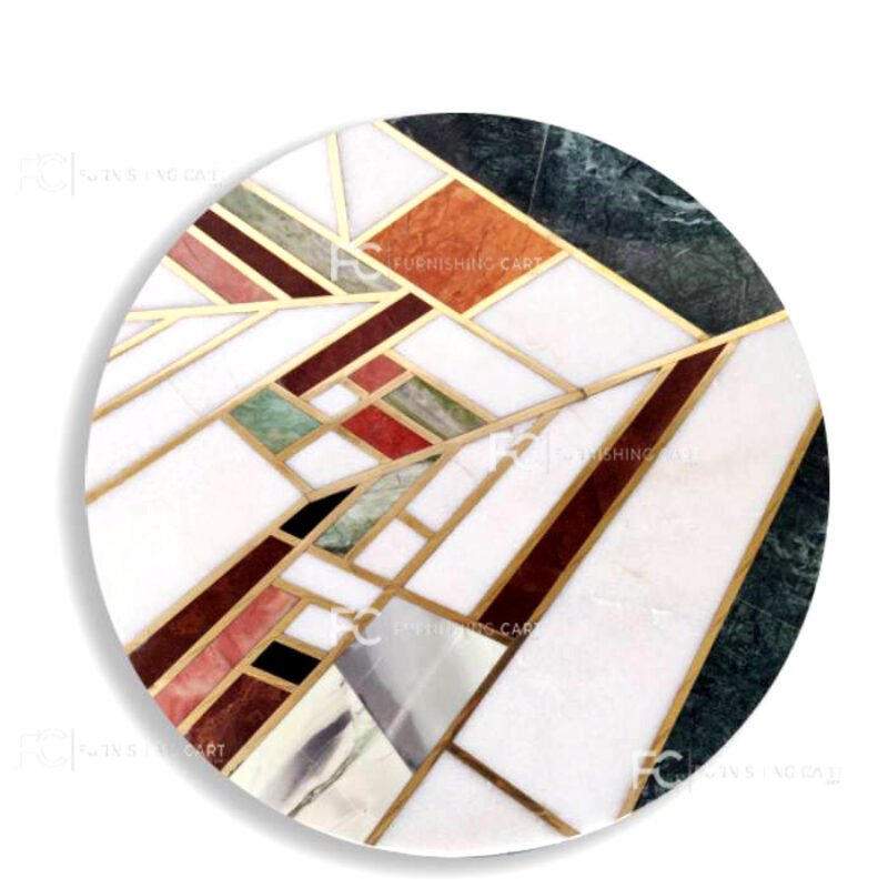 Brass inlay Overlay – 108BRTP-Table Top