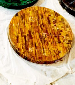 Golden Tiger Eye Round Table-R116 - Image 2