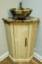 Petrified Wood Retro Stone Vanity Unit-UV107