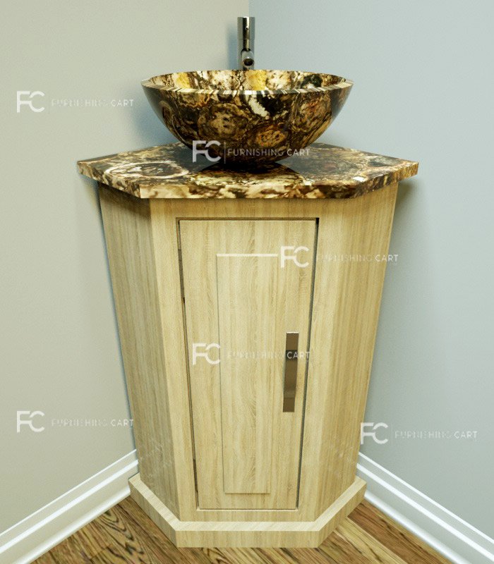 Petrified Wood Stone Vanity Unit-VU106
