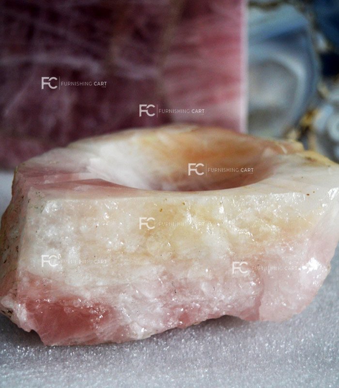 Pink Quartz Ash Tray-ASH101 - Image 3
