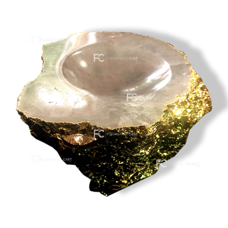 White Quartz Ash Tray-ASH102