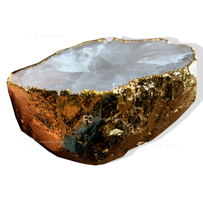 White Quartz Ash Tray-ASH103